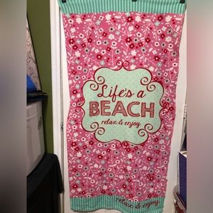 Life’s a BEACH 🏖️ Towel